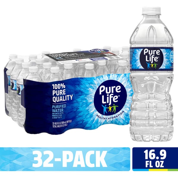 Water, Seltzer & Sparkling Water Pure life Purified Water hero