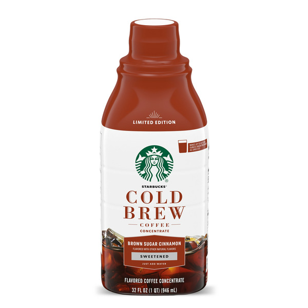 Coffee Starbucks Brown Sugar Cinnamon Cold Brew Coffee Concentrate hero