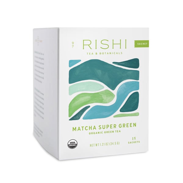 Tea Rishi Tea & Botanicals Matcha Super Green, Tea Sachets hero