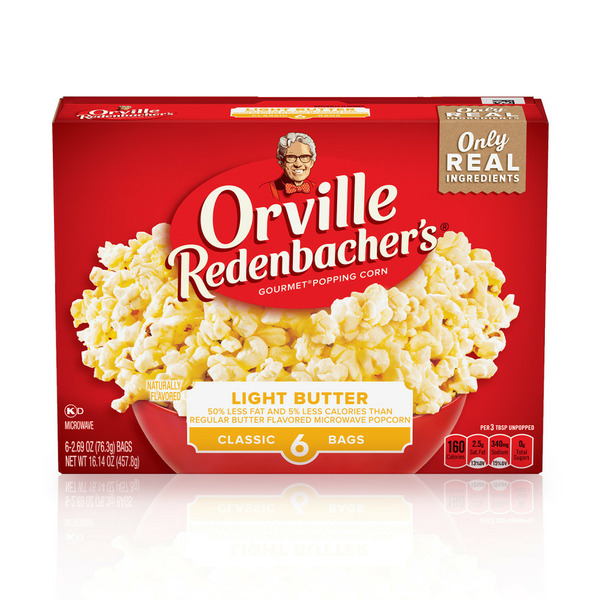 Popcorn & Jerky Orville Redenbacher's Light Butter Popcorn hero