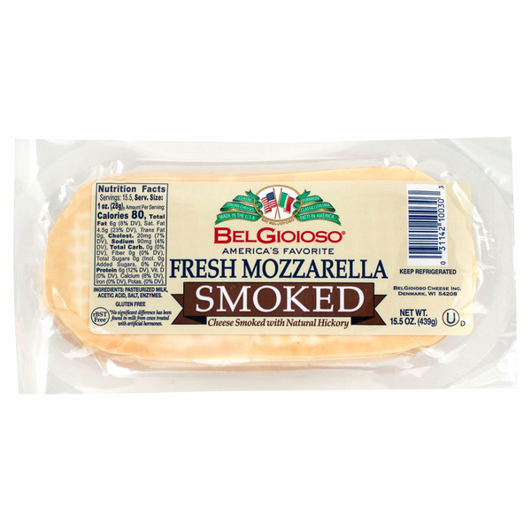 Prepared Meals BelGioioso Smoked Fresh Mozzarella Cheese hero