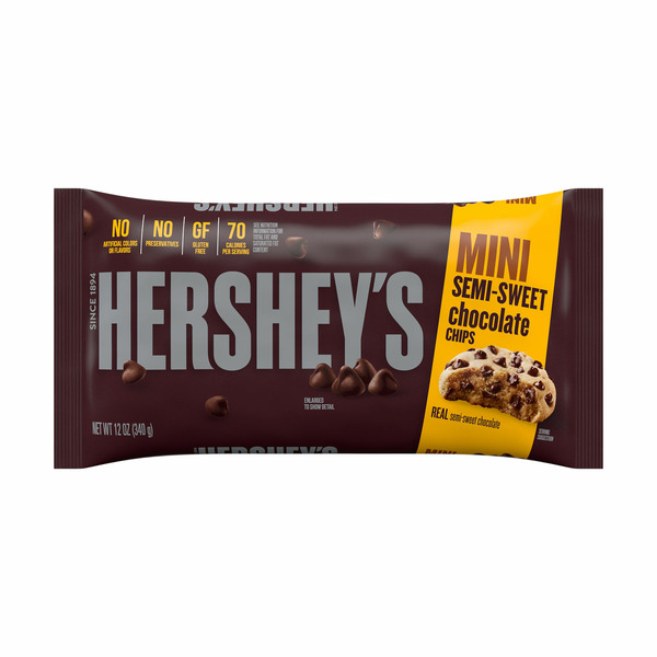 Baking Ingredients Hershey's Semi-Sweet Chocolate Baking Chips hero