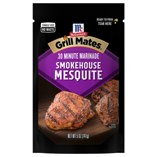 Marinades & Meat Preparation McCormick® Smokehouse Mesquite 30 Minute Marinade hero