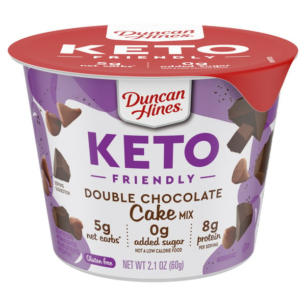 Doughs, Gelatins & Bake Mixes Duncan Hines Keto Friendly Double Chocolate Cake Mix hero