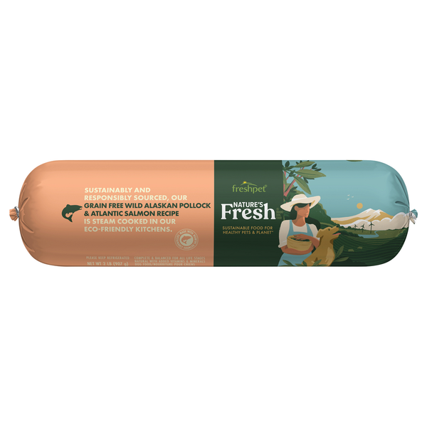 Dog Food & Care Freshpet Grain Free Salmon & Whitefish with Cranberries, Spinach & Blueberries Fresh Dog Food hero