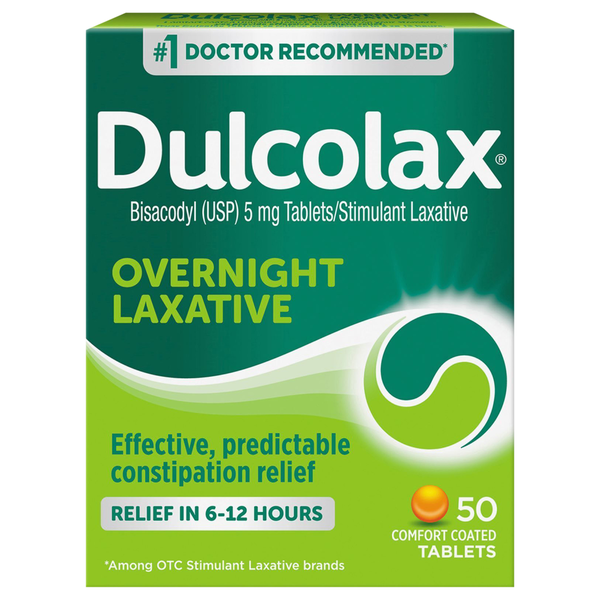 Digestive Health Dulcolax Overnight Laxative, 5 mg, Comfort Coated Tablets hero