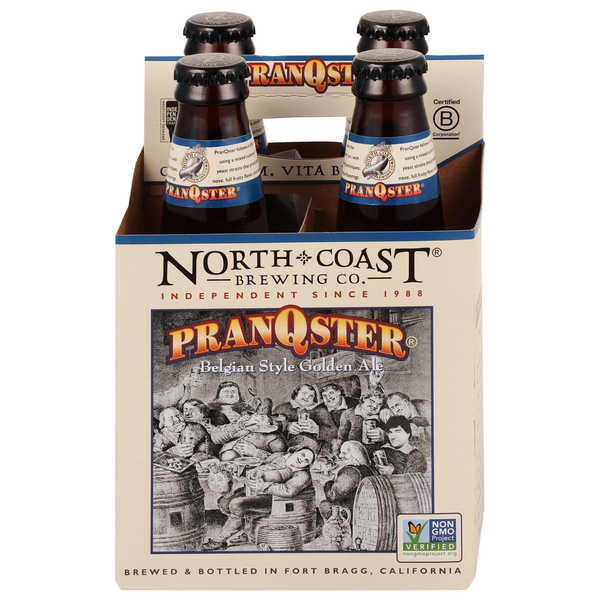 Beers & Coolers North Coast Brewing Co. Beer, Belgian Style Golden Ale, Pranqster hero