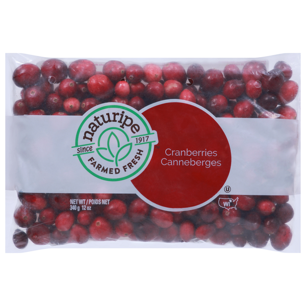 Packaged Vegetables & Fruits Naturipe Cranberries hero