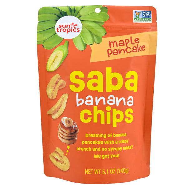 Sun Tropcs Saba Banana Chips, Maple Pancake hero