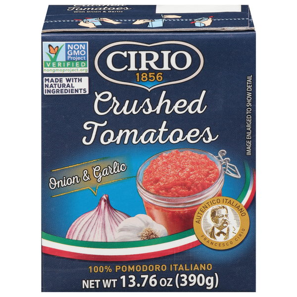 Canned & Jarred Vegetables Cirio Crushed Tomatoes, Onion & Garlic hero