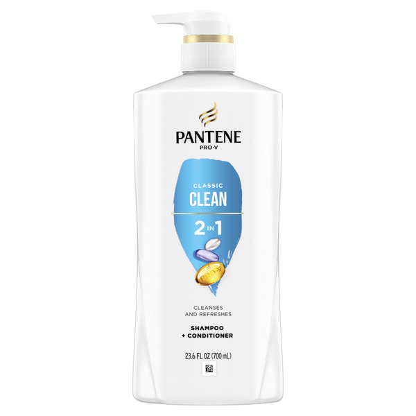 Hair Care Pantene Classic Clean 2in1 Shampoo + Conditioner hero