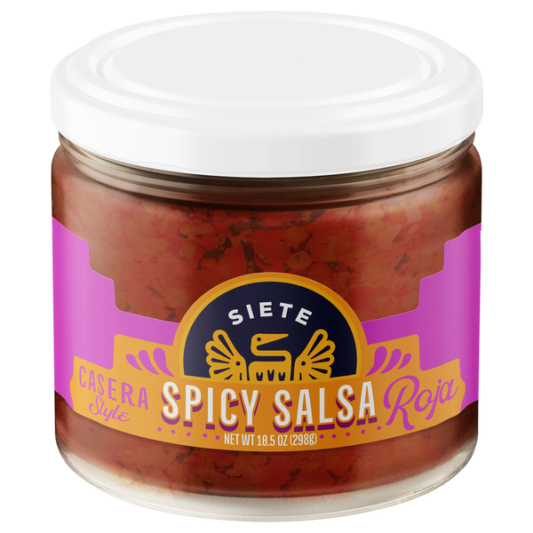 Preserved Dips & Spreads Siete Salsa, Roja, Casera Style, Spicy hero