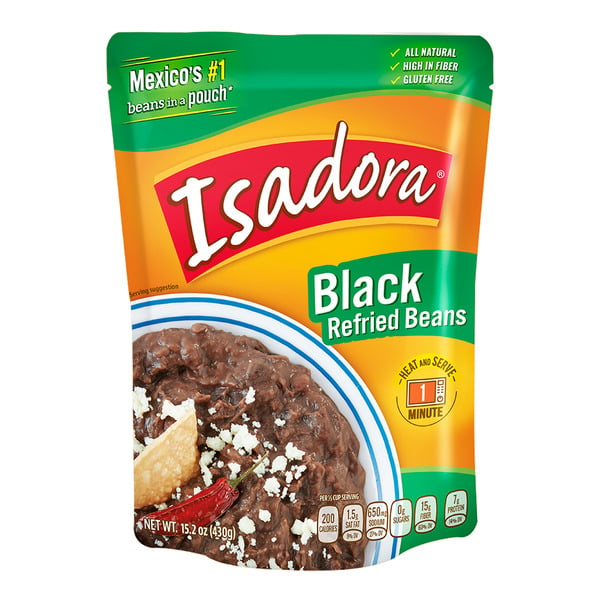 Canned Meals & Beans Isadora Black Refried Beans hero