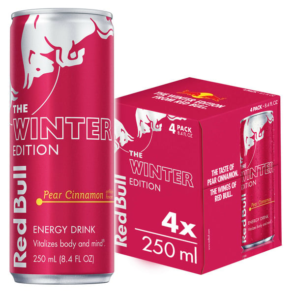 Energy & Sports Drinks Red Bull Winter Edition Pear Cinnamon Energy Drink hero