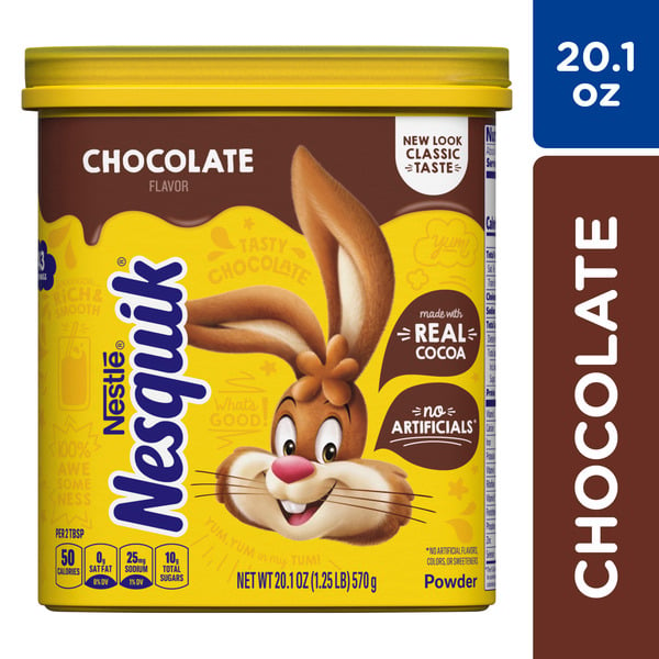 Cocoa & Drink Mixes Nestlé NESQUIK Chocolate Powder Drink Mix hero