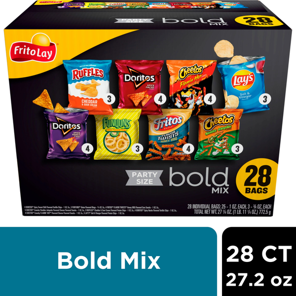 Frito Lay Snacks Bold Mix Variety Packs hero