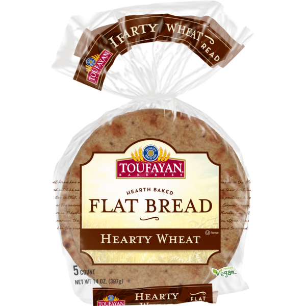 Tortillas & Flat Bread Toufayan Bakeries Flat Bread, Wholesome Wheat hero