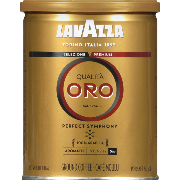 Coffee Grounds and Whole Beans Lavazza Qualita Oro Ground Coffee hero