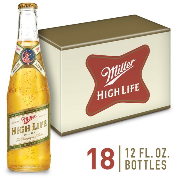 Domestic Beer Miller High Life American Lager Beer hero