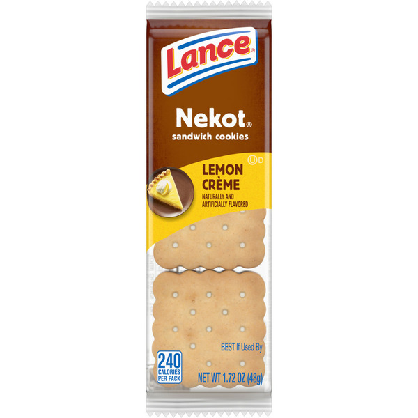 Cookies & Cakes Lance Nekot Lemon Creme Sandwich Cookies hero