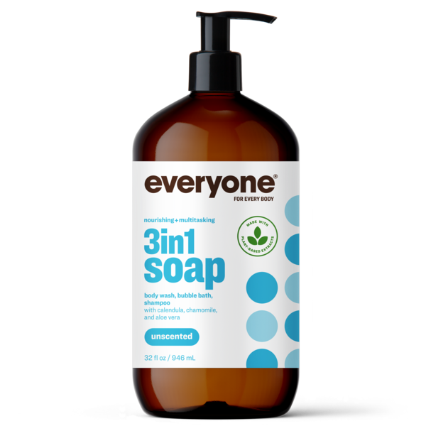 Everyone Unscented 3 in 1 Soap hero