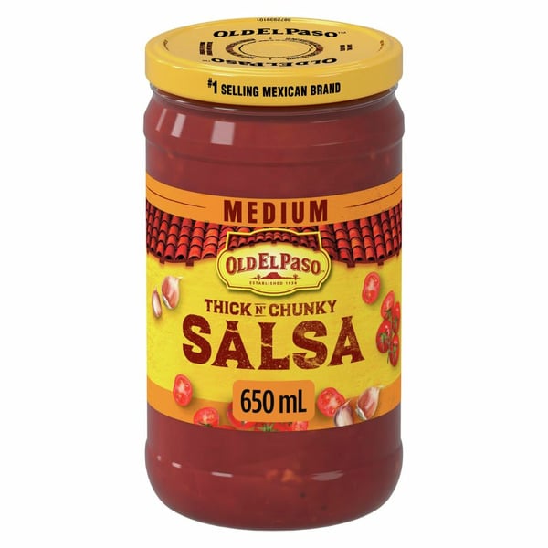 Chips & Pretzels Old El Paso Thick 'n Chunky Medium Salsa hero