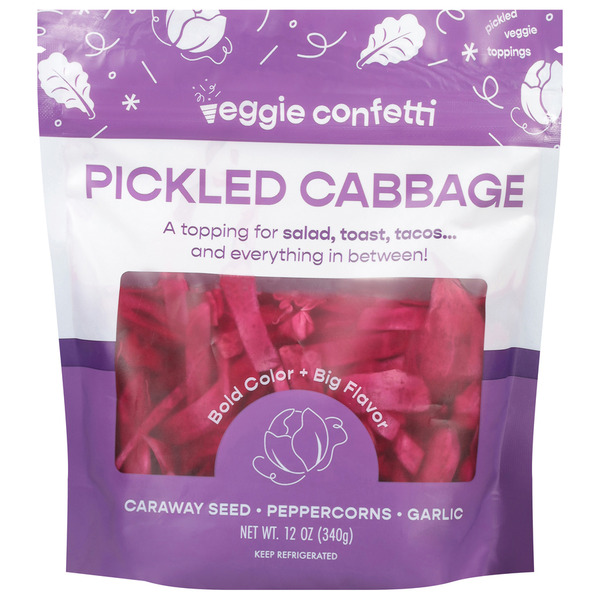 Veggie*Confetti Pickled Cabbage hero