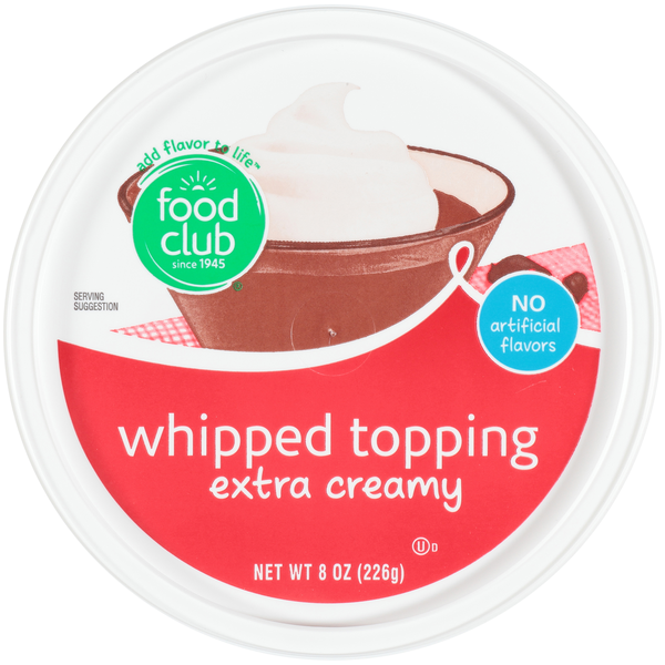 Cream Food Club Extra Creamy Whipped Topping hero