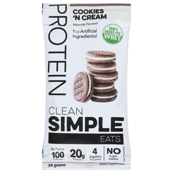 Clean Simple Eats Protein, Cookies 'N Cream hero