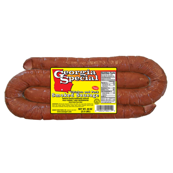 Save A Lot Georgia Special Big Loop Mild Smoked Sausage Same Day Delivery or Pickup Save A Lot