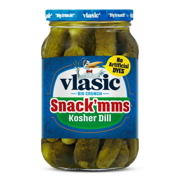 Pickled Goods & Olives Vlasic Snack'mms Kosher Pickles Dill Minis, Keto Friendly hero