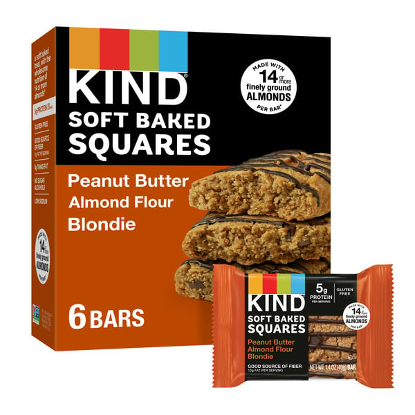 Cookies & Cakes KIND Soft Baked Squares Peanut Butter Chocolate hero