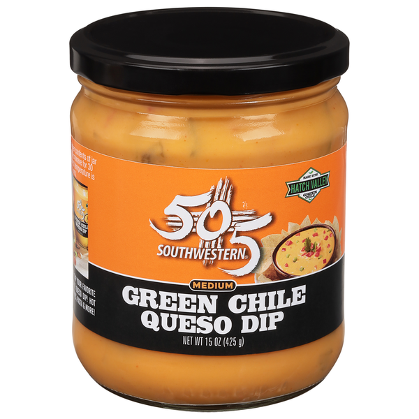 Specialty Cheeses 505 Southwestern Dip, Green Chile Queso, Medium hero