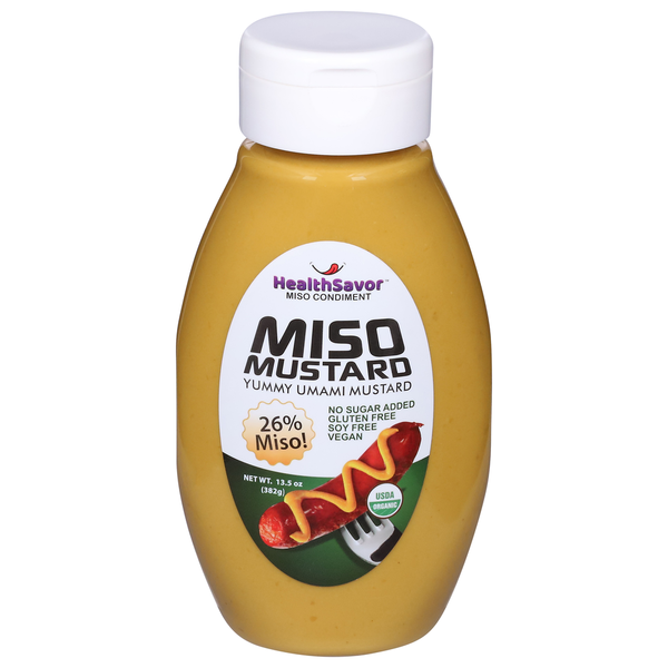 Condiments HealthSavor Mustard, Miso hero