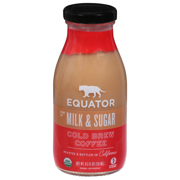 Coffee Equator Coffee, Hint of Milk & Sugar, Cold Brew hero