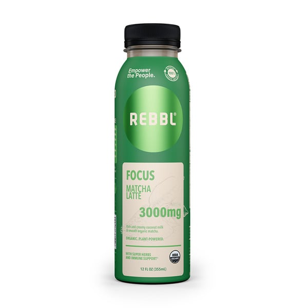 Energy & Sports Drinks REBBL Focus Matcha Latte hero