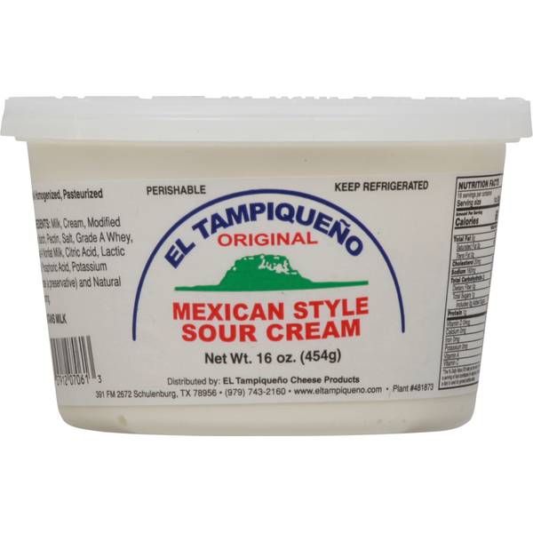 El Tampiqueno Sour Cream, Original, Mexican Style hero