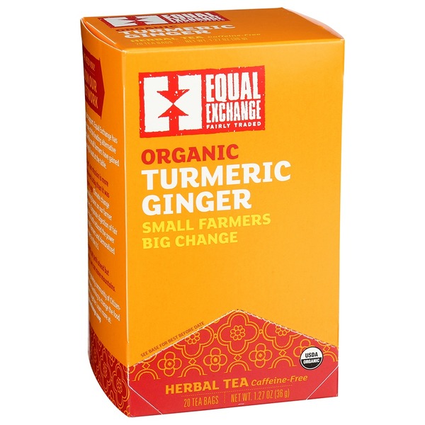 Tea Equal Exchange Organic Turmeric Ginger hero