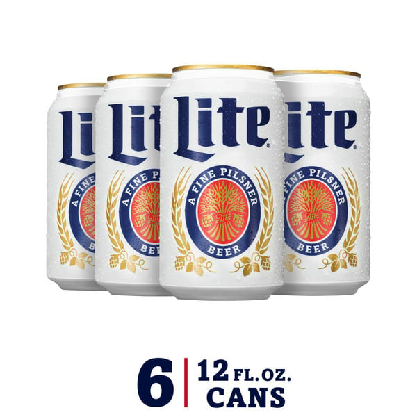 Beers & Coolers Miller Lite American Light Lager Beer hero