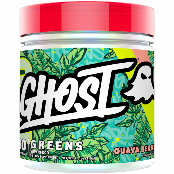 GHOST Greens Superfood Powder Guava Berry hero