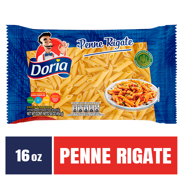 Dry Pasta Doria Penne Rigate hero