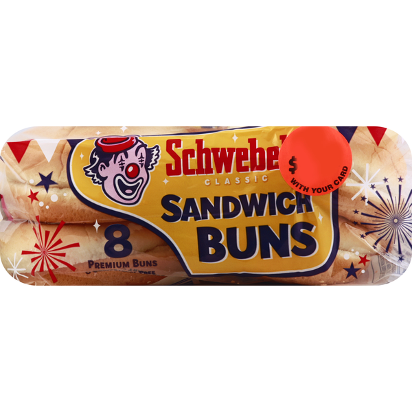 Buns & Rolls Schwebel's Sandwich Buns, Premium hero