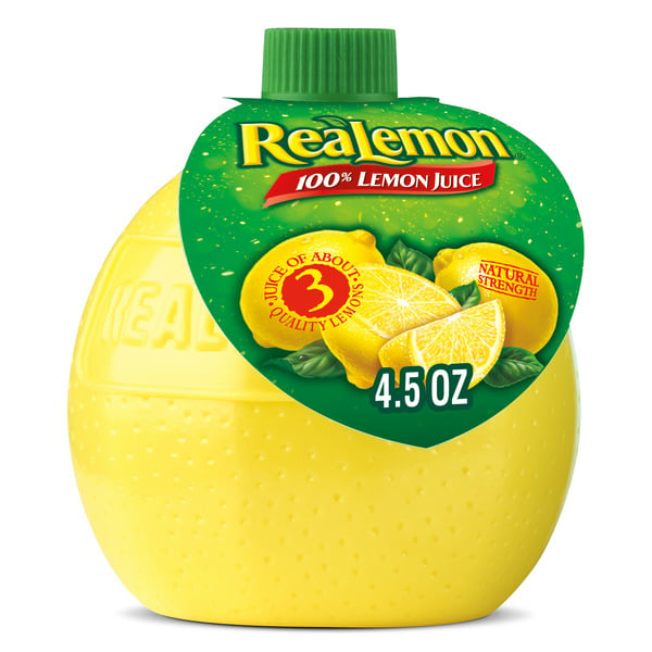 Juice & Nectars ReaLemon 100% Lemon Juice hero