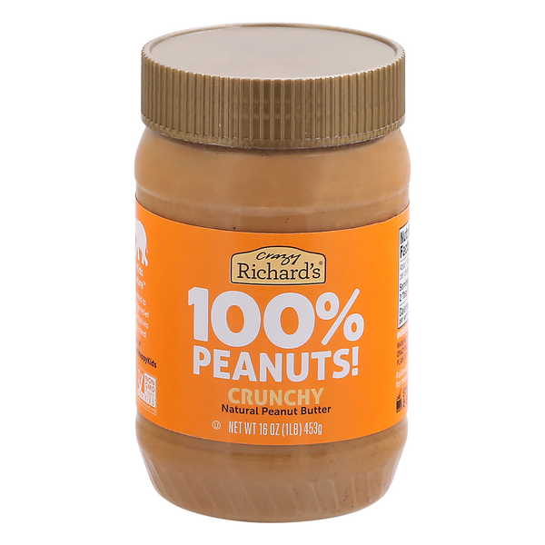 Nut Butters/Jellies/Spreads Crazy Richard’s Wholly Rollies Peanut Butter, Natural, Crunchy hero