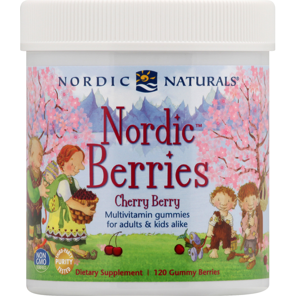 Dietary Supplements Nordic Naturals Nordic Berries, Gummy, Cherry Berry hero