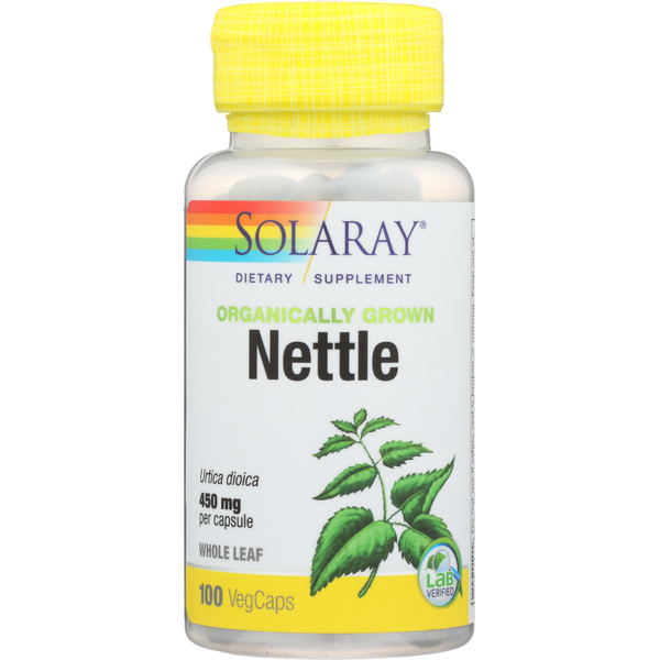 Dietary Supplements Solaray Organically Grown Nettle Leaf hero