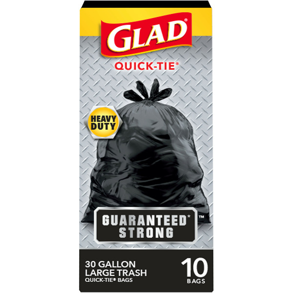 Trash Bags & Liners Glad Quick Tie Outdoor Trash Bags hero