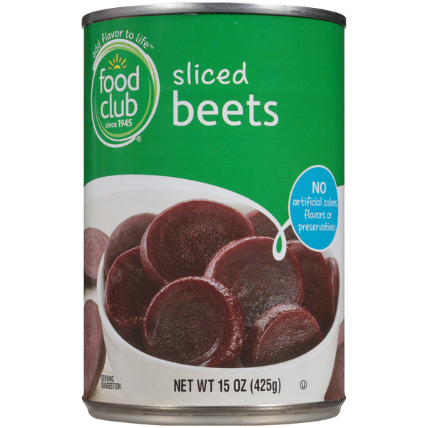 Canned & Jarred Vegetables Food Club Sliced Beets hero