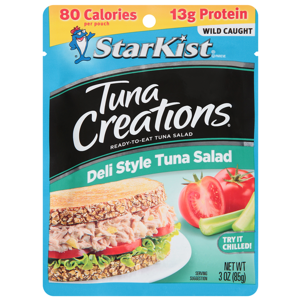 Canned Meat, Seafood & Beans StarKist Tuna Salad, Deli Style hero