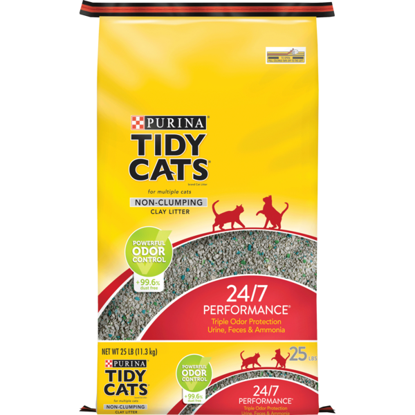 Cat Supplies Purina Tidy Cats Non Clumping Cat Litter, 24/7 Performance Multi Cat Litter hero